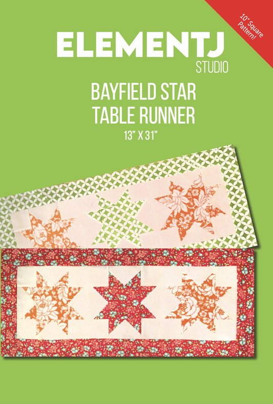 Bayfield Star Table Runner- PDF Pattern