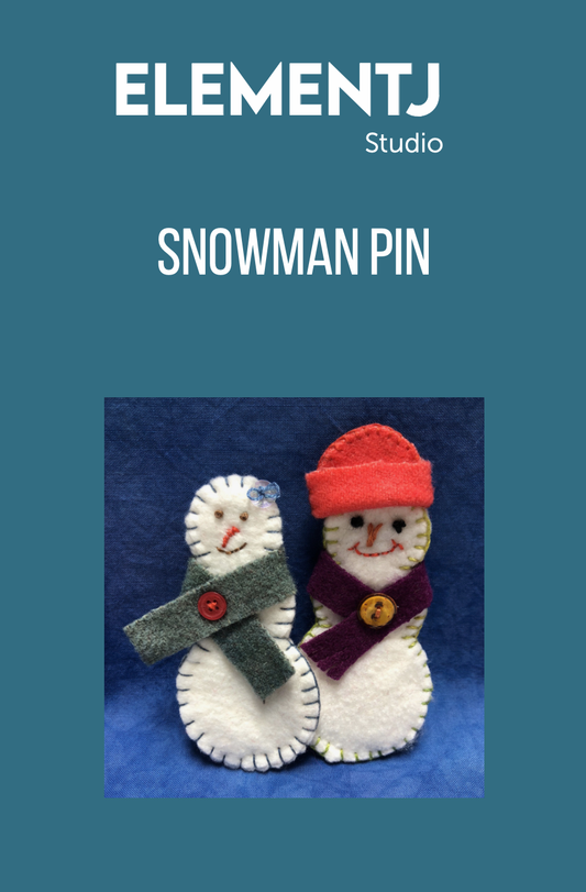 Snowman Pin - PDF Download