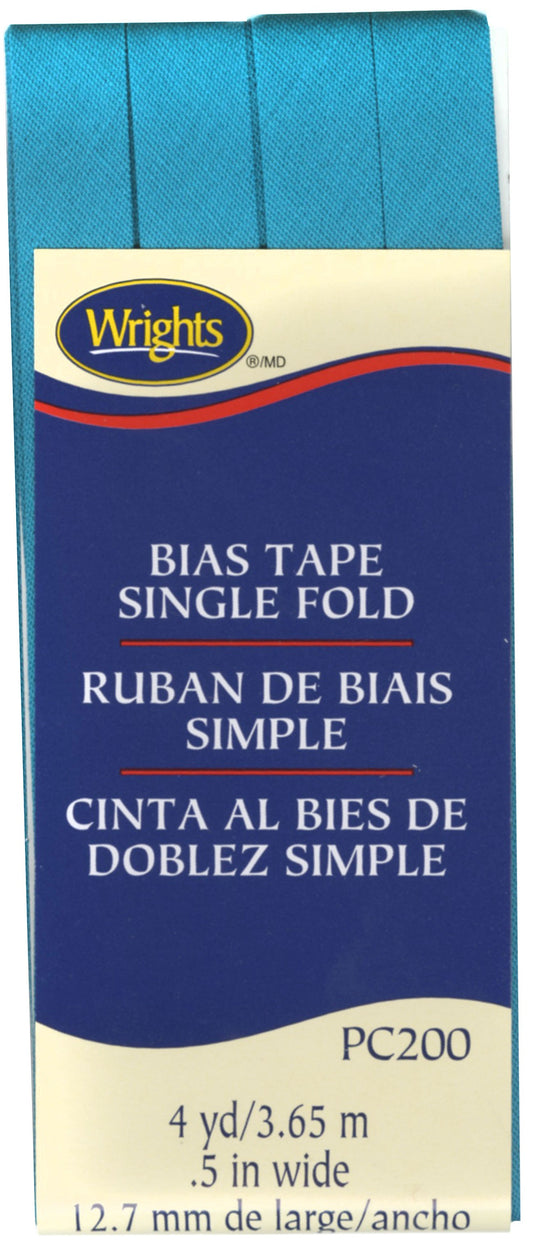 Narrow Single Fold Bias Tape MEDITERRANEAN