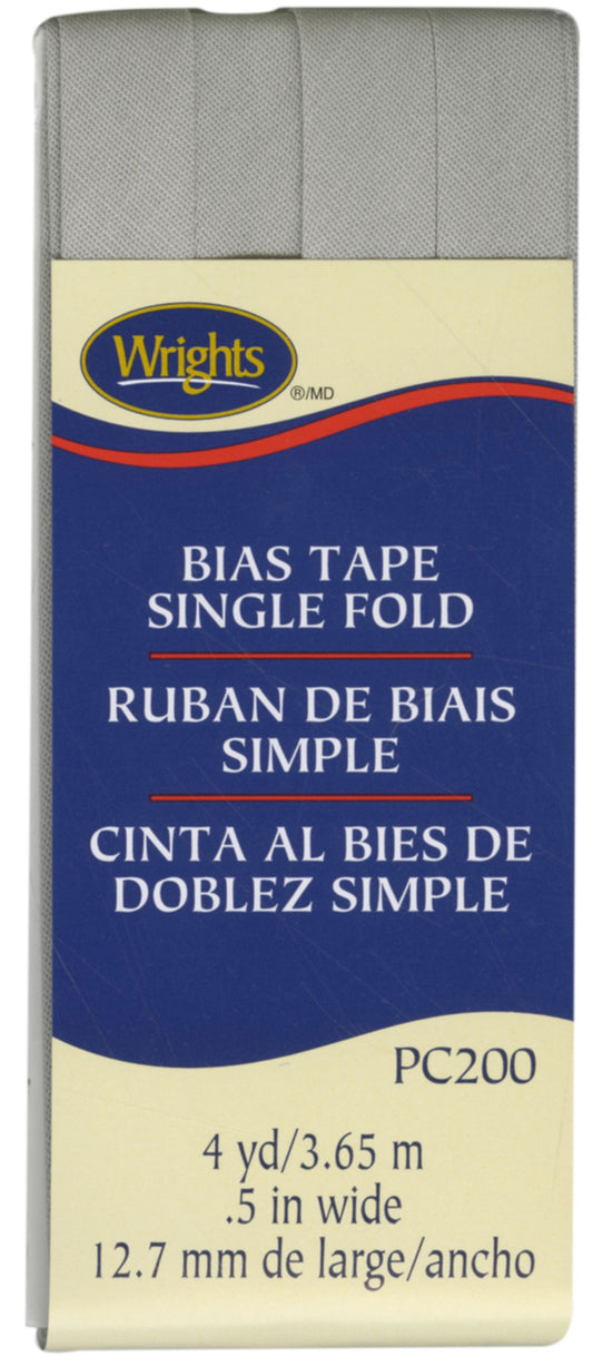 Narrow Single Fold Bias Tape SHADOW