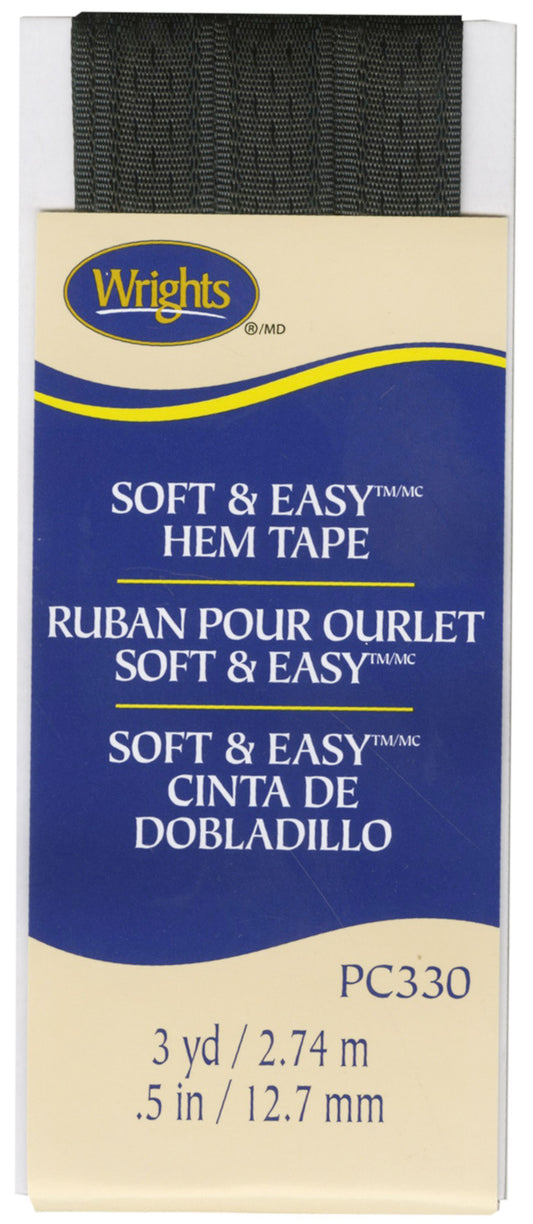 Soft and Easy Hem Tape BLACK