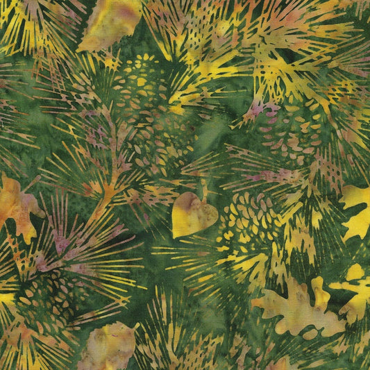 Batik - Sandalwood.- Pine Leaves Cone - 122219675