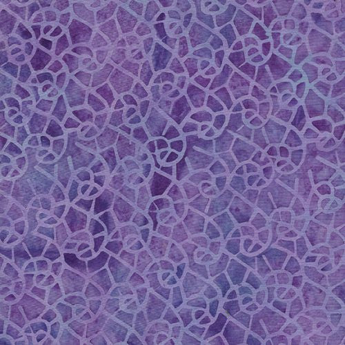 Batik - Water Wave - Purple Heather