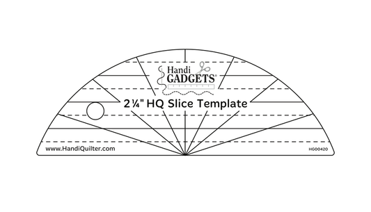 HQ Slice Template, 2 1/4 inch