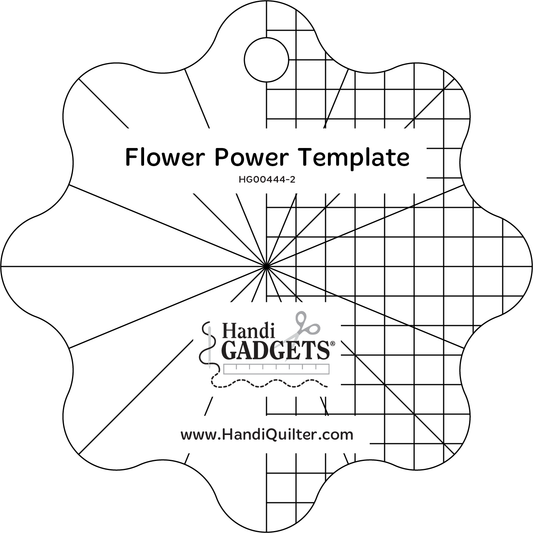 5-inch Flower Power Template
