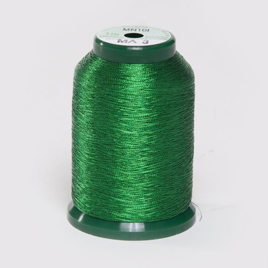 KingStar Metallic Embroidery Thread - Green