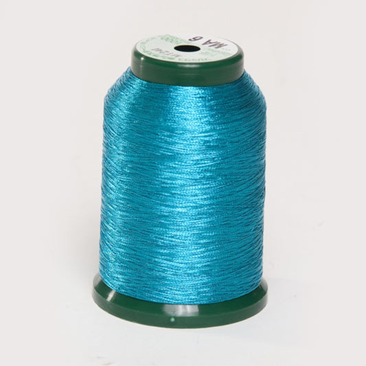 KingStar Metallic Embroidery Thread - Turquoise