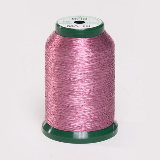 KingStar Metallic Embroidery Thread - Carnation Pink