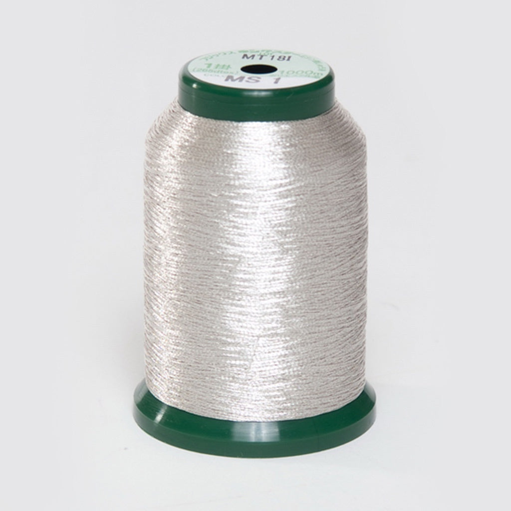 KingStar Metallic Embroidery Thread - Silver