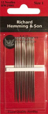 Richard Hemming Milliners / Straw Needles Size 1 12ct