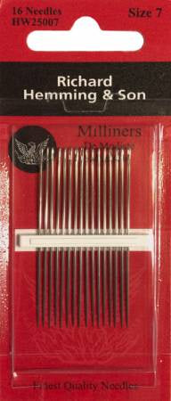 Richard Hemming Milliners / Straw Needles Size 7 16ct