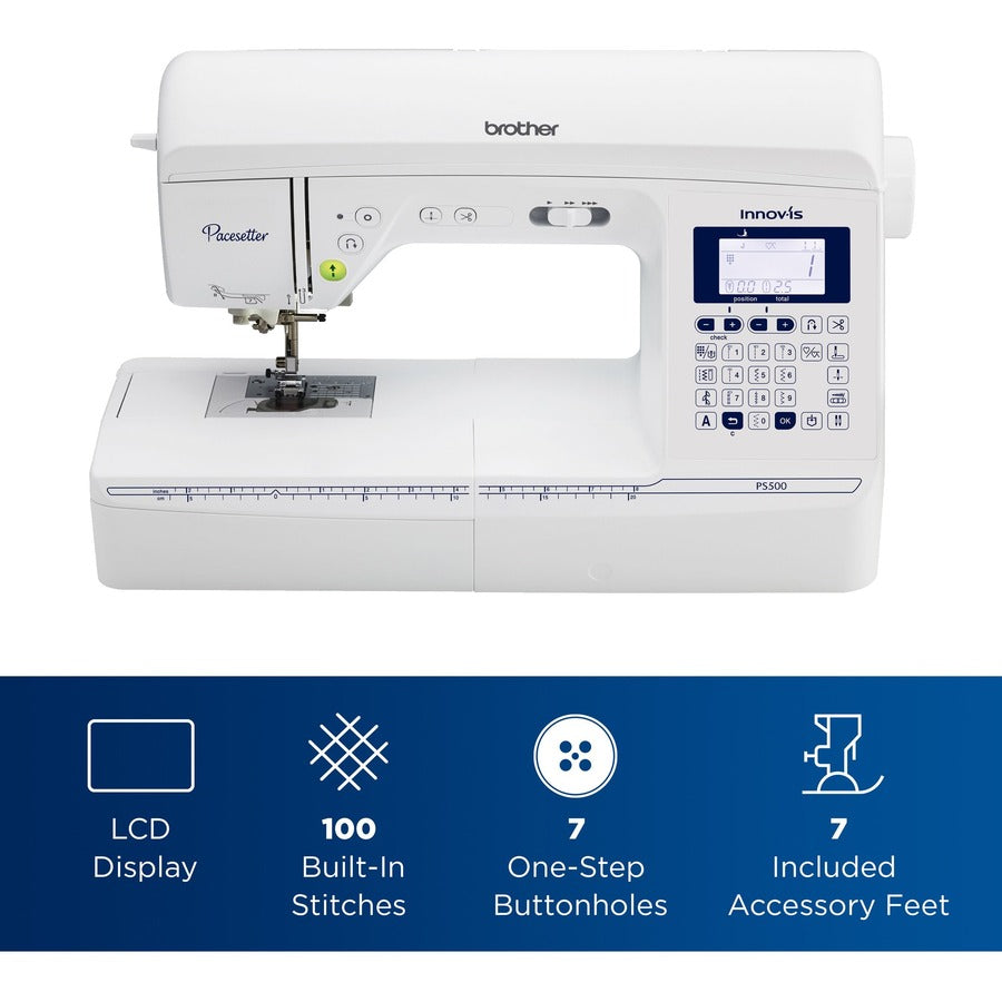 Brother Pacesetter PS500 Computerized Sewing Machine