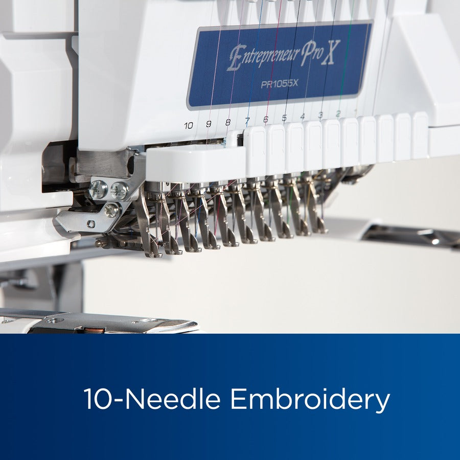 Brother PR1055X 10-Needle Embroidery Machine