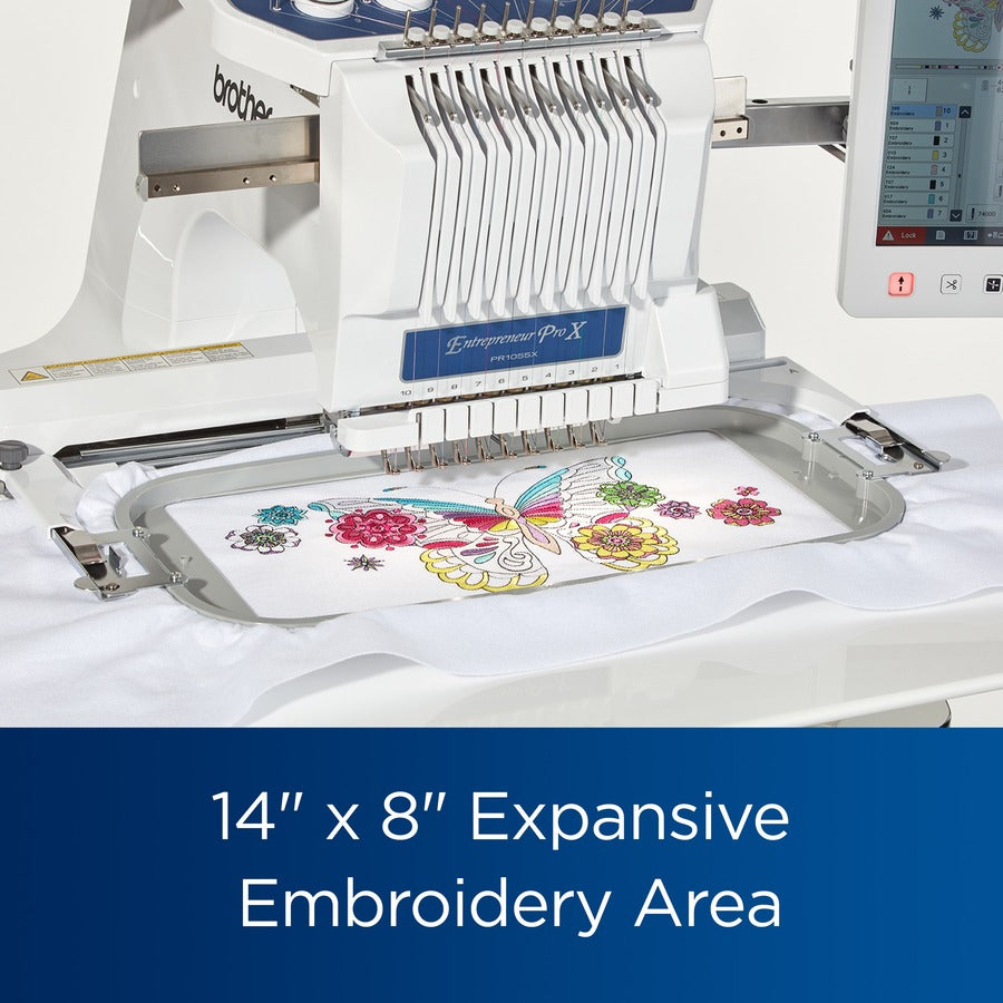 Brother PR1055X 10-Needle Embroidery Machine