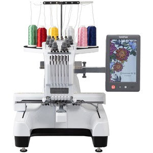 Brother Entrepreneur W PR680W 6-Needle Embroidery Machine with 8" x 12" Embroidery Area