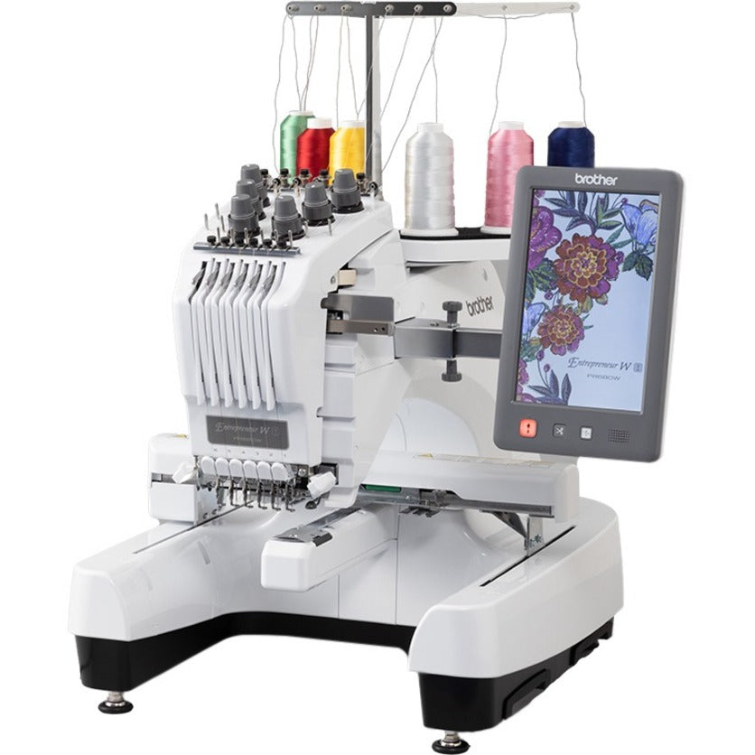 Brother Entrepreneur W PR680W 6-Needle Embroidery Machine with 8" x 12" Embroidery Area