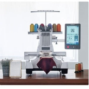 Brother Entrepreneur W PR680W 6-Needle Embroidery Machine with 8" x 12" Embroidery Area