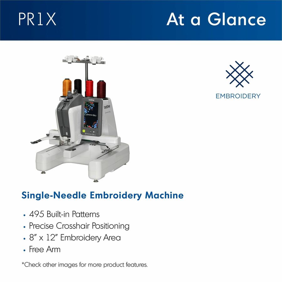 Brother Entrepreneur One PR1X Single-Needle Embroidery Machine