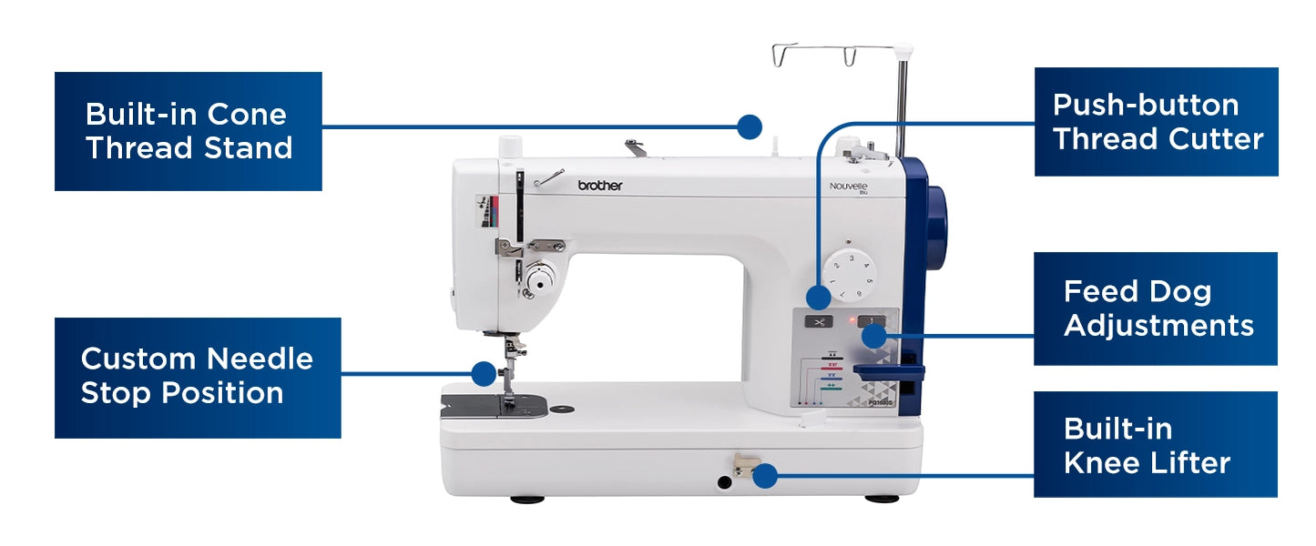 PQ1600S High-Speed Straight Stitch Sewing & Quilting Machine