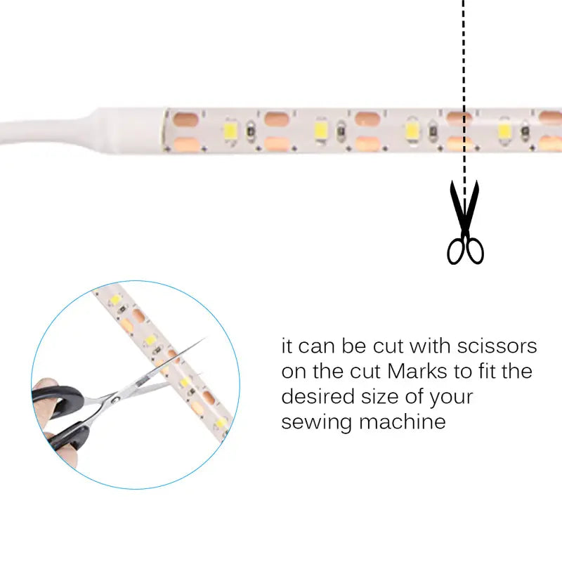 12 Sewing Machine Light Strip W/ USB Power Adaptor – Quilt Elements