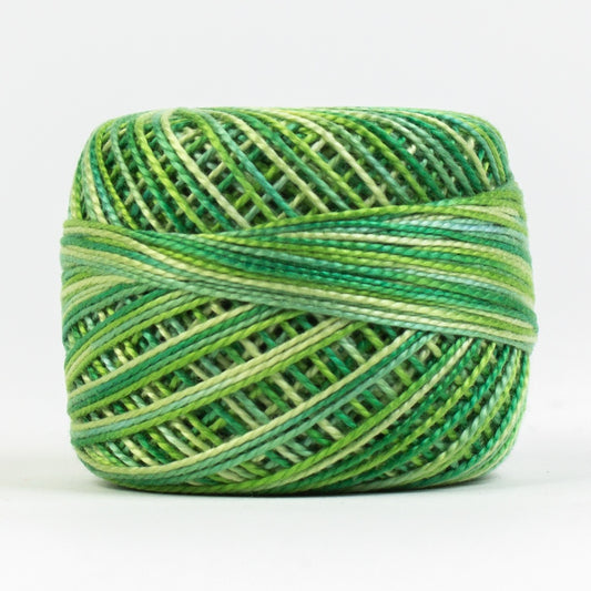 Eleganza Variegated Perle Cotton #8 -  EL5GM-1064 Spring Green