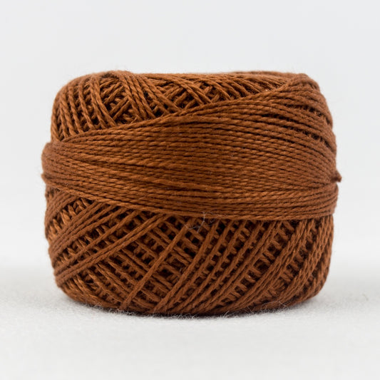 Eleganza Perle Cotton #8 -  EL5G-414 Saddle Brown