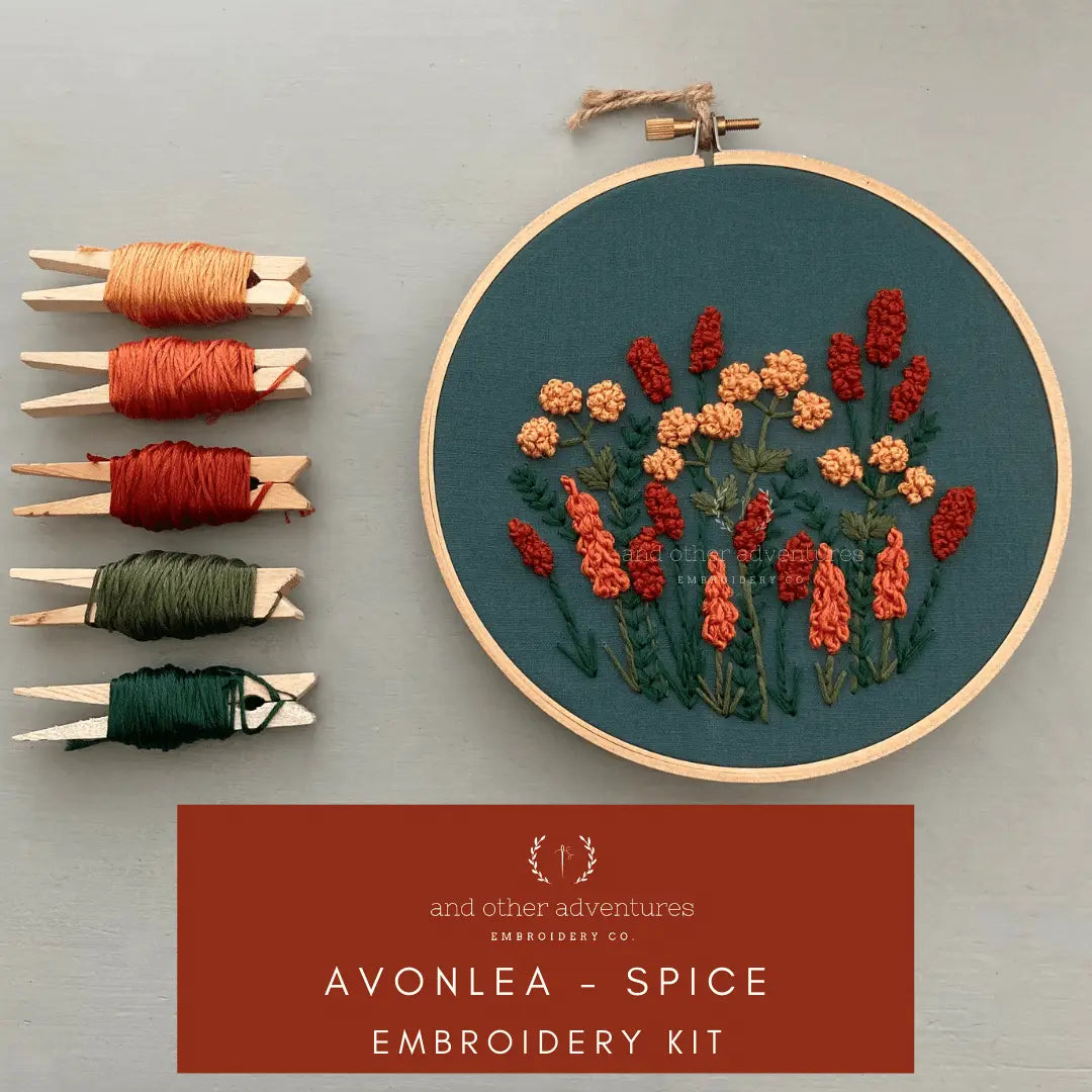 Avonlea Spice Hand Embroidery Kit
