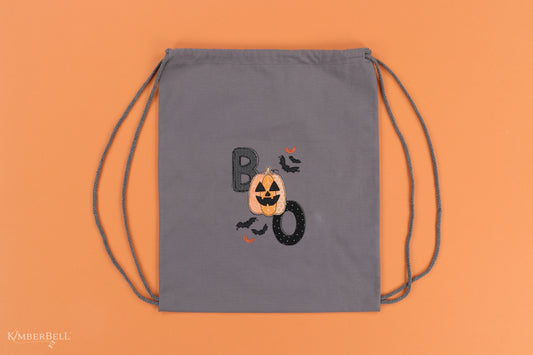 September 2024 Kimberbell Embroidery Club - Fab Boo Lous Canvas Backpack