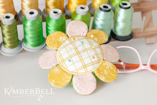 July 2024 Kimberbell Embroidery Club - Blossom Pincushion