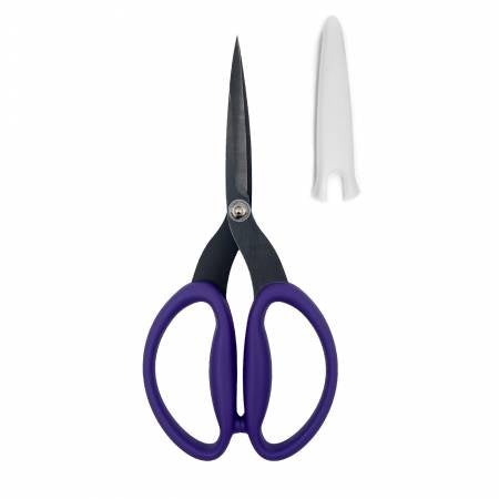 Perfect Scissors Purple 7-3/4in Large Micro-Serrated Non-Slip Blade