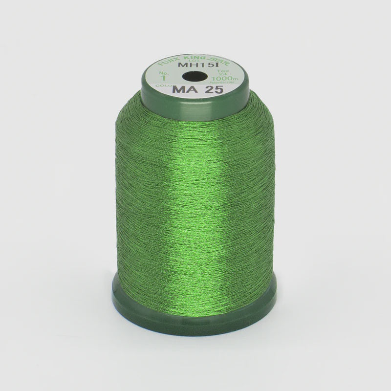 KingStar Metallic Embroidery Thread - Leaf Green