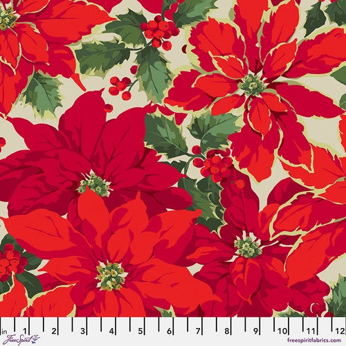 Poinsettia - Natural || Winterberry