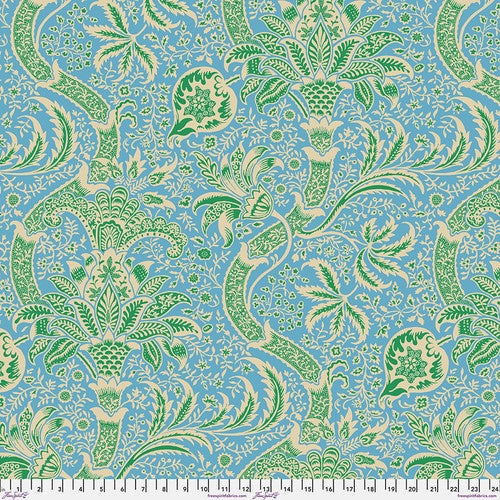 Indian - Aqua || Kaffe x Morris & Co. - PWKW005.AQUA