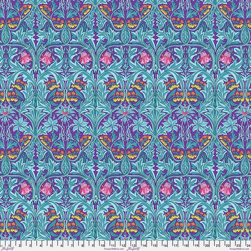 Bluebell - Purple || Kaffe x Morris & Co. - PWKW004.PURPLE