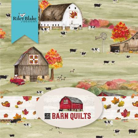Fall Barn Quilts 10in Squares