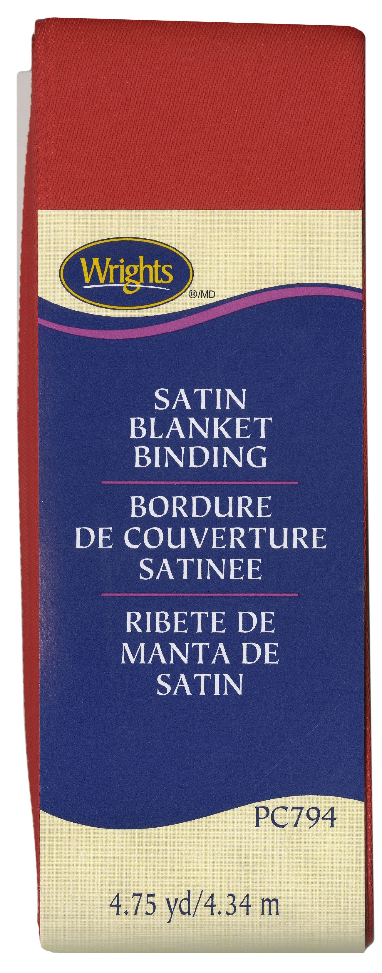 Satin Blanket Binding Red