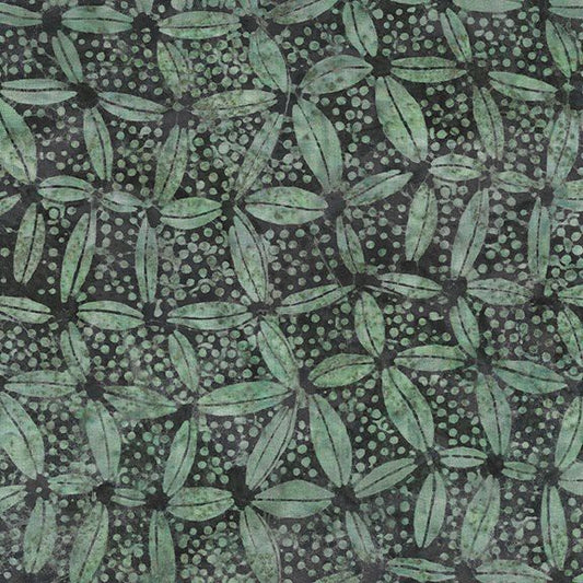 Venetian Marble  Circle Net  Mint Batik