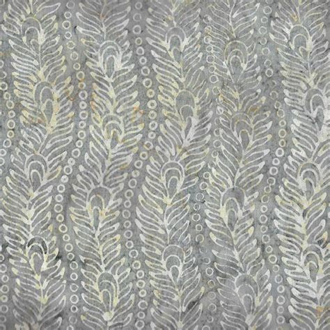 Venetian Marble Wavy Peacock Feather Batik