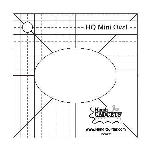 HQ Mini Oval Template