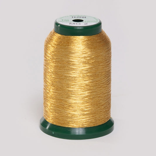 KingStar Metallic Embroidery Thread - Gold 2
