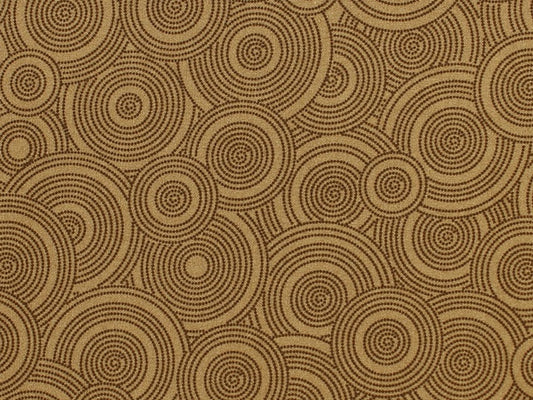 Backing Elements Circles in Circles Brown