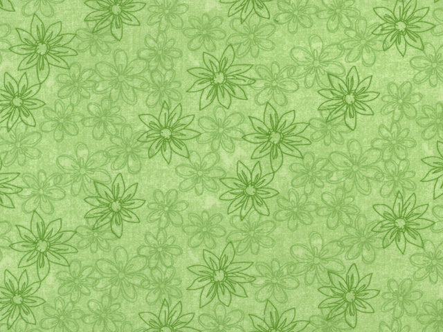 Backing Elements - Floral Sketchbook  400  Green