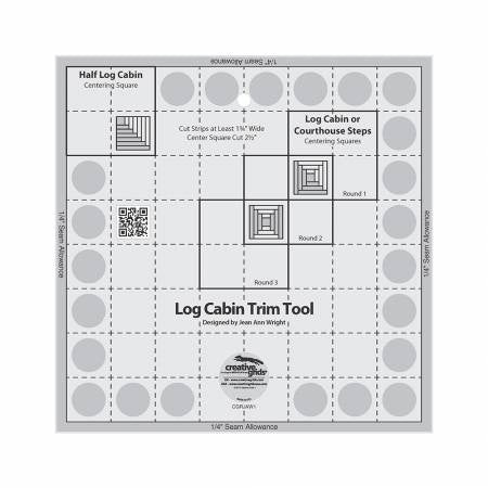 Creative Grids 10in Log Cabin Trim Tool Duo