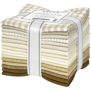 Essex Linen Fat Quarter Bundle - Warm Neutrals