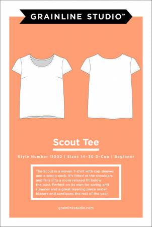 Scout Tee Pattern  Size 0 18