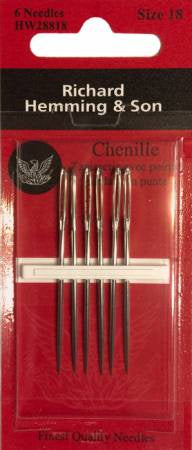 Richard Hemming Chenille Needle Size 18 6ct