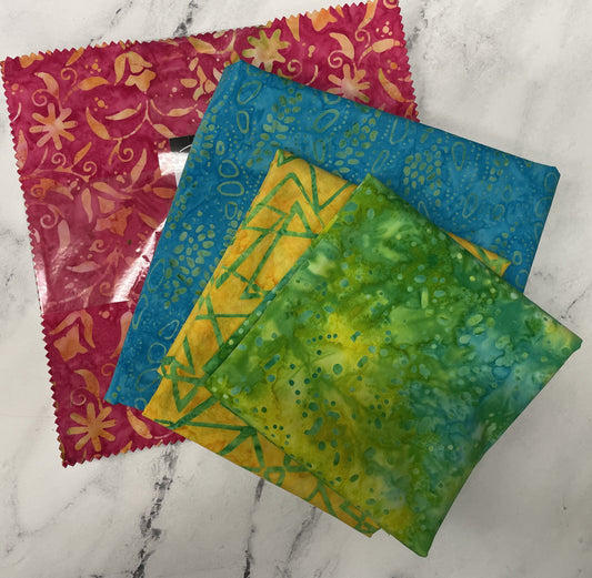 Choose Your Quilt Adventure 10" Square Kit - Chroma Batiks