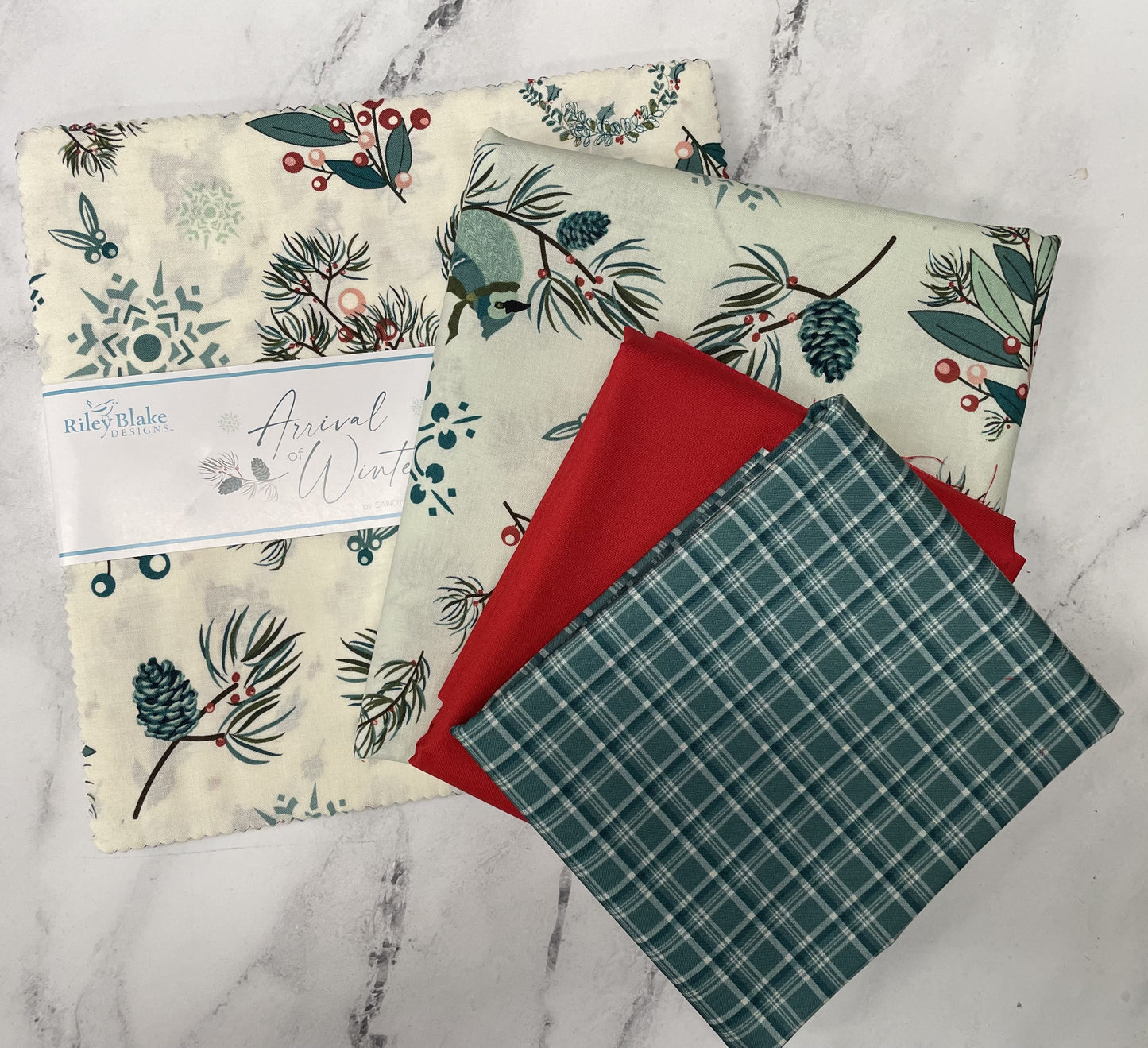 Choose Your Quilt Adventure 10" Square Kit - Arrival of Winter