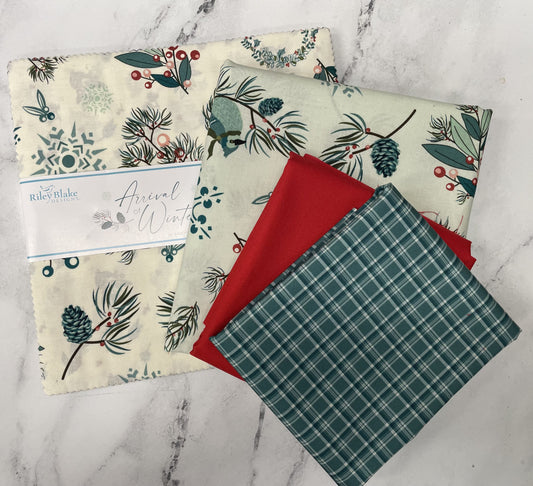 Choose Your Quilt Adventure 10" Square Kit - Arrival of Winter