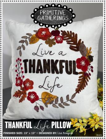 Thankful Life Pillow